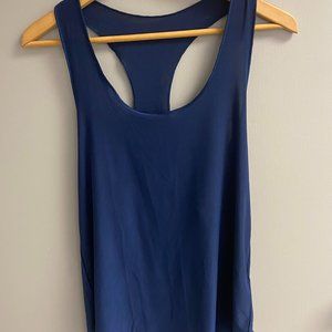 BARRE3 GLOSSY FLOW TANK-----NAVY-----NWT